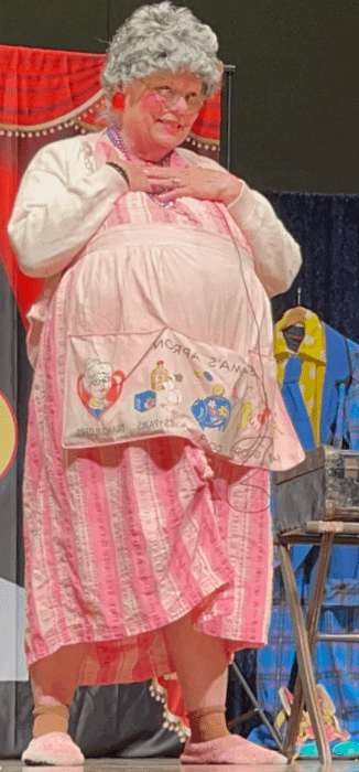 Grandma at Clown Camp